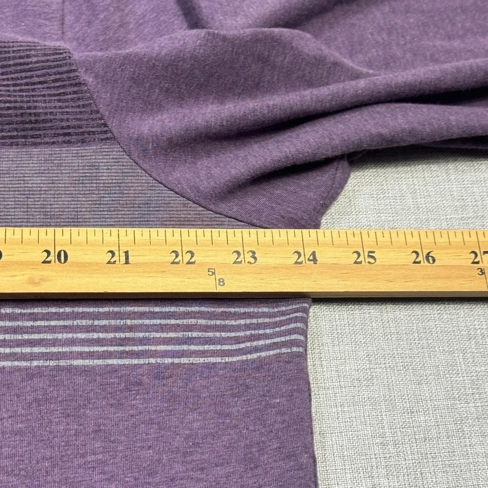 Travis Mathew 1/4 Zip Golf‎ Pullover Mens XL Purple Mock Neck Cotton Polyester